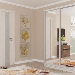 Шкаф №5 1.2-2 Оптима 2300х1204х452 (фасад 2 зеркала) в Салехарде - salekhard.mebel24.online | фото