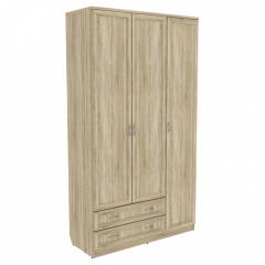Шкаф для белья со штангой, полками и ящиками арт. 114 в Салехарде - salekhard.mebel24.online | фото 1