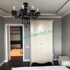 Шкаф для одежды Луиза (ММ-227-01/02Б) в Салехарде - salekhard.mebel24.online | фото 2