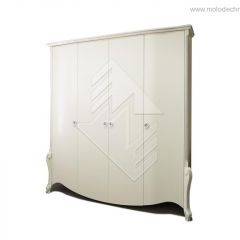 Шкаф для одежды Луиза (ММ-227-01/04Б) в Салехарде - salekhard.mebel24.online | фото