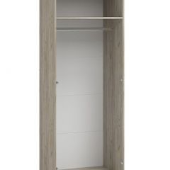 Шкаф Эмма (Дуб Крафт серый/белый) в Салехарде - salekhard.mebel24.online | фото 2