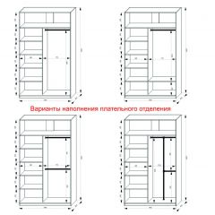 Шкаф-купе 1400 серии SOFT D1+D3+B2+PL1 (2 ящика+1штанга) профиль «Графит» в Салехарде - salekhard.mebel24.online | фото 7