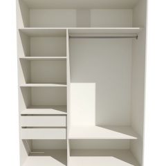 Шкаф-купе 1800 серии SOFT D6+D4+B2+PL2 (2 ящика+1штанга+1 полка) профиль «Капучино» в Салехарде - salekhard.mebel24.online | фото 2