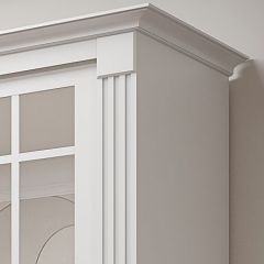 Шкаф-купе 2150 серии NEW CLASSIC K5+K5+K5+B22+PL3 (по 2 ящика лев/прав+1 штанга+1полка) профиль «Капучино» в Салехарде - salekhard.mebel24.online | фото 4