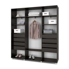 МАРТИН Шкаф-купе с зеркалами Венге (2000*450) М403 в Салехарде - salekhard.mebel24.online | фото 4