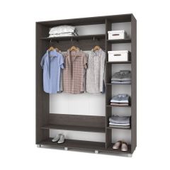 РОЛАНД Шкаф-купе Анкор темный (450*1700) Р471 в Салехарде - salekhard.mebel24.online | фото 3