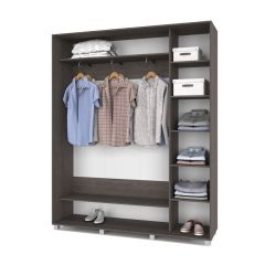 РОЛАНД Шкаф-купе Анкор темный (450*1800) Р481 в Салехарде - salekhard.mebel24.online | фото 2