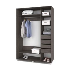 РОЛАНД Шкаф-купе Анкор темный (600*1500) Р651 в Салехарде - salekhard.mebel24.online | фото 4