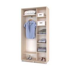 РОЛАНД Шкаф-купе Млечный дуб (450*1100) Р411 в Салехарде - salekhard.mebel24.online | фото 2