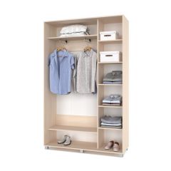 РОЛАНД Шкаф-купе Млечный дуб (450*1400) Р441 в Салехарде - salekhard.mebel24.online | фото 3