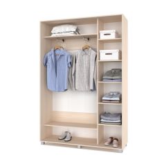 РОЛАНД Шкаф-купе Млечный дуб (450*1500) Р451 в Салехарде - salekhard.mebel24.online | фото 3