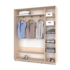 РОЛАНД Шкаф-купе Млечный дуб (450*1800) Р481 в Салехарде - salekhard.mebel24.online | фото 2