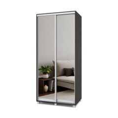 РОЛАНД Шкаф-купе с зеркалами Венге (600*1000) Р603 в Салехарде - salekhard.mebel24.online | фото