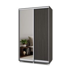 РОЛАНД Шкаф-купе с зеркалом Венге (450*1300) Р432 в Салехарде - salekhard.mebel24.online | фото 2