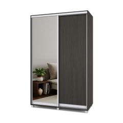 РОЛАНД Шкаф-купе с зеркалом Венге (450*1400) Р442 в Салехарде - salekhard.mebel24.online | фото 2