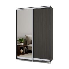 РОЛАНД Шкаф-купе с зеркалом Венге (450*1500) Р452 в Салехарде - salekhard.mebel24.online | фото 2