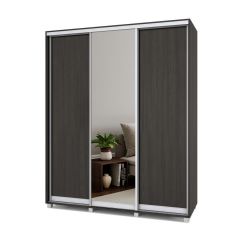 РОЛАНД Шкаф-купе с зеркалом Венге (600*1800) Р682 в Салехарде - salekhard.mebel24.online | фото