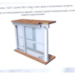 Шкаф-купе ШКО-3 1800 мм зеркало/ЛДСП/зеркало в Салехарде - salekhard.mebel24.online | фото 6