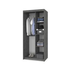 ТОМАС Шкаф-купе Камень темный - Ирландский дуб Т21 в Салехарде - salekhard.mebel24.online | фото 2