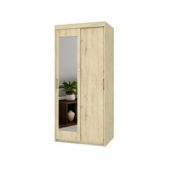 ТОМАС Шкаф-купе с зеркалом Ирландский дуб Т22 в Салехарде - salekhard.mebel24.online | фото
