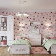 KI-KI ШД450.1 Шкаф (белый/белое дерево) в Салехарде - salekhard.mebel24.online | фото 3
