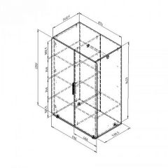 Шкаф Дельта Лофт-13.01 Дуб Ирладндский в Салехарде - salekhard.mebel24.online | фото 3