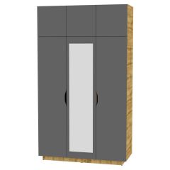 Шкаф с зеркалом "Аврора (H21_M)" в Салехарде - salekhard.mebel24.online | фото 19
