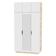 Шкаф с зеркалом "Аврора (H23_M)" в Салехарде - salekhard.mebel24.online | фото