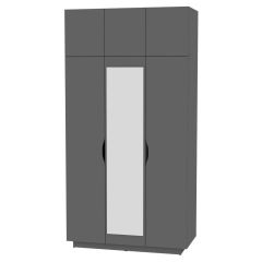 Шкаф с зеркалом "Аврора (H23_M)" в Салехарде - salekhard.mebel24.online | фото 20