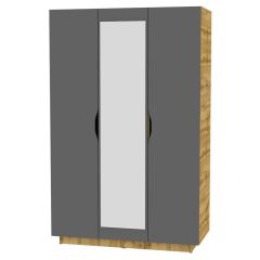 Шкаф с зеркалом "Аврора (H24_M)" в Салехарде - salekhard.mebel24.online | фото 2