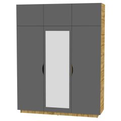 Шкаф с зеркалом "Аврора (H29_M)" в Салехарде - salekhard.mebel24.online | фото 19