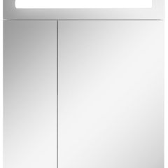 Шкаф-зеркало Аврора 60 с подсветкой LED Домино (DV8005HZ) в Салехарде - salekhard.mebel24.online | фото 4