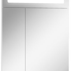 Шкаф-зеркало Аврора 60 с подсветкой LED Домино (DV8005HZ) в Салехарде - salekhard.mebel24.online | фото