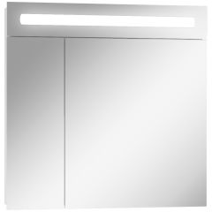 Шкаф-зеркало Аврора 70 с подсветкой LED Домино (DV8007HZ) в Салехарде - salekhard.mebel24.online | фото 1