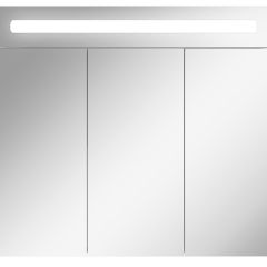 Шкаф-зеркало Аврора 80 с подсветкой LED Домино (DV8009HZ) в Салехарде - salekhard.mebel24.online | фото 4