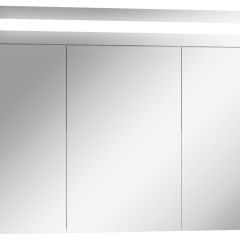 Шкаф-зеркало Аврора 90 с подсветкой LED Домино (DV8011HZ) в Салехарде - salekhard.mebel24.online | фото
