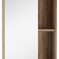 Шкаф-зеркало Craft 50 левый/правый Домино (DCr2212HZ) в Салехарде - salekhard.mebel24.online | фото 1