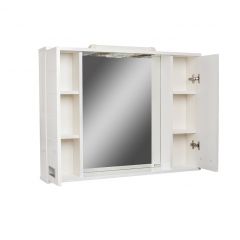 Шкаф-зеркало Cube 90 Эл. Домино (DC5012HZ) в Салехарде - salekhard.mebel24.online | фото 3