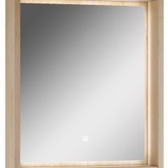 Шкаф-зеркало Nice 60 с подсветкой Домино (DN4706HZ) в Салехарде - salekhard.mebel24.online | фото 1