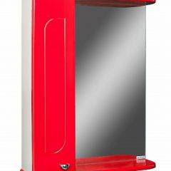 Шкаф-зеркало Радуга Красный 50 левый АЙСБЕРГ (DA1122HZR) в Салехарде - salekhard.mebel24.online | фото 1