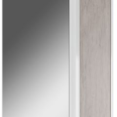 Шкаф-зеркало Uno 60 Дуб серый левый/правый Домино (DU1503HZ) в Салехарде - salekhard.mebel24.online | фото