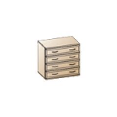 Спальня Карина композиция 5 (Снежный Ясень) в Салехарде - salekhard.mebel24.online | фото 3