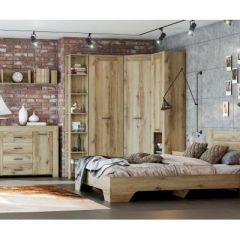 КВАДРО Спальный гарнитур (модульный) в Салехарде - salekhard.mebel24.online | фото 2