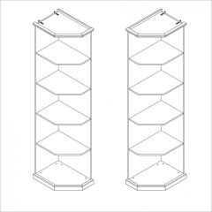 Спальня модульная Натали (белый глянец/экокожа) в Салехарде - salekhard.mebel24.online | фото 9