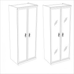 Спальня модульная Натали (белый глянец/экокожа) в Салехарде - salekhard.mebel24.online | фото 11