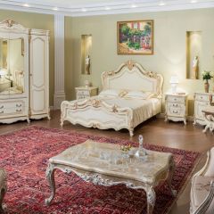 Спальный гарнитур Мона Лиза (крем) 1600 в Салехарде - salekhard.mebel24.online | фото 1