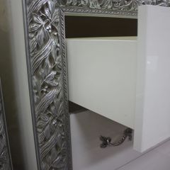 Спальный гарнитур Тиффани Premium черная/серебро в Салехарде - salekhard.mebel24.online | фото 5