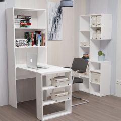 Стеллаж Элемент-1 (белый) в Салехарде - salekhard.mebel24.online | фото 4