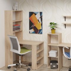 Стеллаж Элемент-1 (дуб сонома) в Салехарде - salekhard.mebel24.online | фото 5