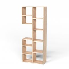 Стеллаж Элемент-2 (дуб сонома) в Салехарде - salekhard.mebel24.online | фото